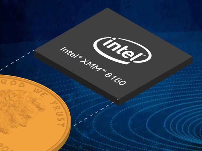 Intel anuncia su Módem XMM 8160 5G que admitirá grandes volúmenes de Información